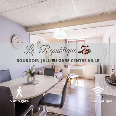Le Republique-Gare-Centre Ville Bourgoin-Jallieu Exterior foto